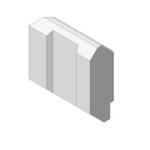 Šamotová deska přední, levá KV DYNAMIC L 3G S 55.44.42.21 